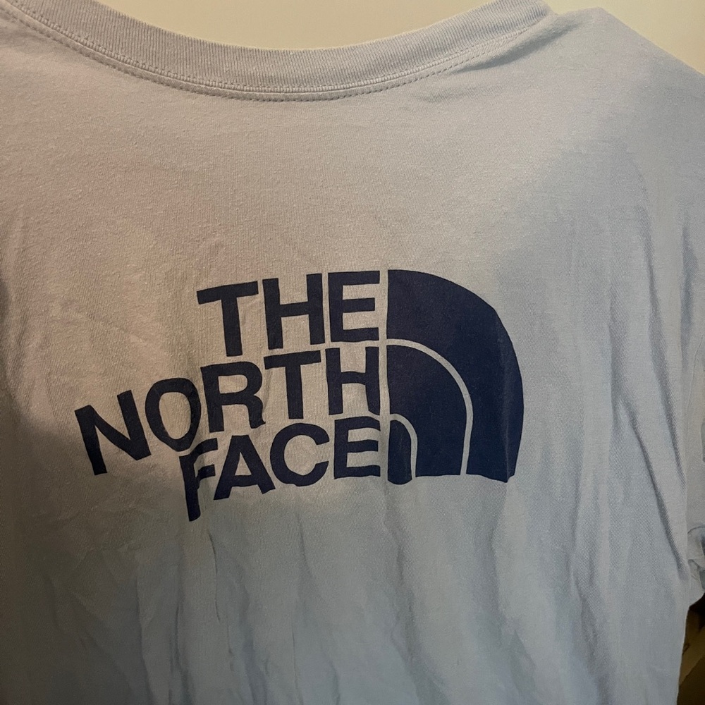 Light Blue North Face T-shirt